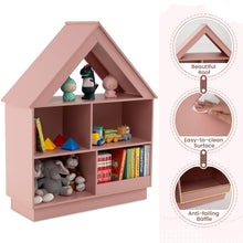 Load image into Gallery viewer, Kids Bookcase, 3-Tier Children Bookshelf with Anti-toppling Devices
