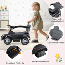 Load image into Gallery viewer, 3-in-1 Push Car for Toddlers with Removable Handle Licensed Land Rover Discovery
