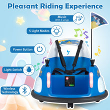 Load image into Gallery viewer, 12V Bumper Car for Kids with Remote Control and Lighting Modes
