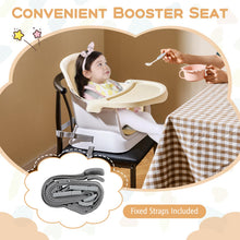 Load image into Gallery viewer, 16-in-1 Convertible Baby High Chair with Removable Tray and 5-Point Harness
