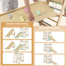Load image into Gallery viewer, 8-in-1 Jungle Gym Wooden Montessori Climber Playset

