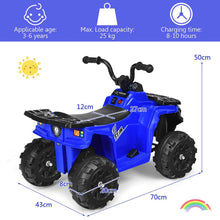 Load image into Gallery viewer, 6V Kids Electric Quad Bike

