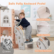 Load image into Gallery viewer, All in 1 Toddler Slide Playset Freestanding Kids Slide with Tunnel
