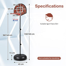 Load image into Gallery viewer, 2-in-1 Kids Basketball Hoop with Dart Board
