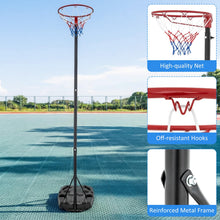 Load image into Gallery viewer, Portable Netball Post, 170-305 cm Height Adjustable Netball Post and Hoop
