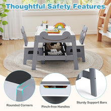 Load image into Gallery viewer, Kids Table and Chairs, Multifunctional Activity Desk (70 x 60.5 x 50 cm)
