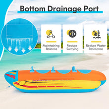 Load image into Gallery viewer, 1-3 Riders Inflatable Hot Dog Towable with EVA Seat Pads
