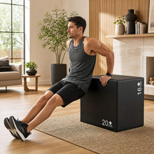 Load image into Gallery viewer, Heavy Duty Foam Jumping Box with 3 Heights and Easy-to-Clean PU Cover
