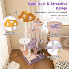 Load image into Gallery viewer, Cat Tree &amp; Tower, Modern cat Condo with Scratching Posts &amp; Hammock - 167cm Tall
