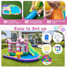 Load image into Gallery viewer, 9 in 1 Kids Bouncy Castle with Slide
