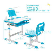 Load image into Gallery viewer, Height Adjustable Kids Table with Chair
