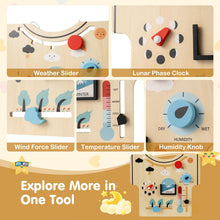 Load image into Gallery viewer, Kids Wooden Calendar About Season and Lunar Phase
