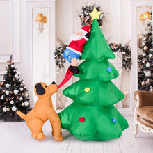 Load image into Gallery viewer, 6FT Inflatable Light Up Christmas Tree with LED Lights
