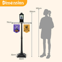 Load image into Gallery viewer, 156 CM Halloween Lamp Post Sound-Activated Halloween Street Lamp
