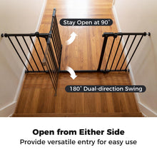 Load image into Gallery viewer, 3 Panel Foldable Pet Gate, Pressure Baby Gate with One-hand Opening
