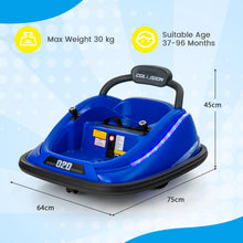 Load image into Gallery viewer, Kids Ride On Bumper Car, 12V Children Electric Waltzer Car with Remote Control

