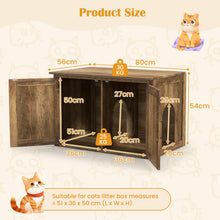 Load image into Gallery viewer, Hidden Kitty Washroom Toilet Furniture Storage Cabinet
