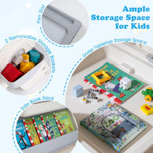 Load image into Gallery viewer, 6-in-1 Multi-activity Children Table &amp; Chair Folding Art Easel Set
