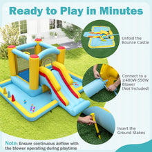 Load image into Gallery viewer, 7 in 1 Kids Bouncy Castle with Slide&amp; Climbing Wall
