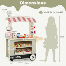 Load image into Gallery viewer, Toy Cart Play Set with POS Machine and Lovely Scale
