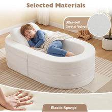 Load image into Gallery viewer, Kids Sofa Bed, 3-in-1 Convertible Modular Toddler Play Couch Lounger
