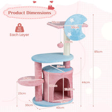 Load image into Gallery viewer, Cute Fluffy Kitten Activity Center for Indoor Cats
