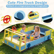 Load image into Gallery viewer, Kids Sandbox, 170 x 100cm Wooden Sand Pit with Bench Seat, Bottom Liner
