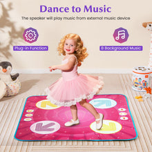 Load image into Gallery viewer, Fun Dance Mat with 8 Background Music and Adjustable Volume for Kids
