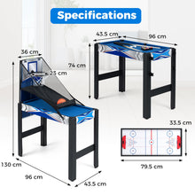 Load image into Gallery viewer, 6 in 1 Combo Tables for Game Room, Arcade, Party
