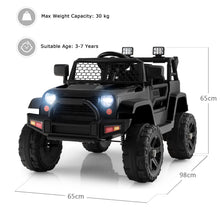 Load image into Gallery viewer, Kids Ride on Car, 12V Battery Powered Car with Remote Control, MP3, USB/Aux Port, Lights, Music
