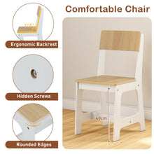 Load image into Gallery viewer, Kids Study Desk and Chair Set with Shelves and Storage Cabinet
