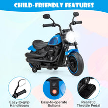 Load image into Gallery viewer, Kids Ride On Motorcycle, 6V Children Electric Motorbike with Training Wheels
