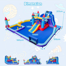 Load image into Gallery viewer, 10 in 1 Inflatable Kids Bouncy Castlek with 2 Slides
