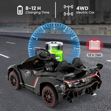 Load image into Gallery viewer, Kids Ride on Car, 12V Battery Powered Licensed Lamborghini Car with Remote Control, Music, 3 Speeds
