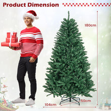 Load image into Gallery viewer, 180cm Artificial Christmas Tree with PVC Branch Tips
