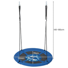 Load image into Gallery viewer, Kids Nest Swing with Height Adjustable Hanging Ropes

