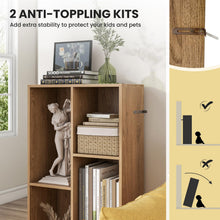 Load image into Gallery viewer, 3-Tier Children Bookshelf with 2 Anti-Tipping Kits

