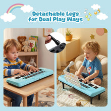 Load image into Gallery viewer, 37 Keys Kids Portable Piano Keyboard with Microphone and Music Stand

