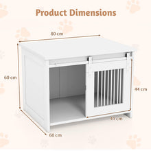 Load image into Gallery viewer, Modern Dog Crate Wooden Dog Cage with Wide Tabletop and Door
