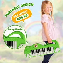 Load image into Gallery viewer, 25 Key Portable Digital Piano with Built-in Music &amp; Light (Dinosaur)
