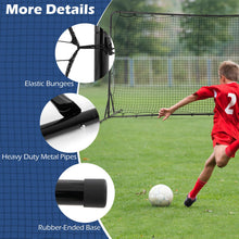 Load image into Gallery viewer, 12 x 6FT Portable Soccer Trainer Equipment with Carrying Bag
