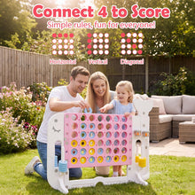 Load image into Gallery viewer, Height Adjustable Drop-4 Game with Ring-toss, Basketball, Golf Club, Balls
