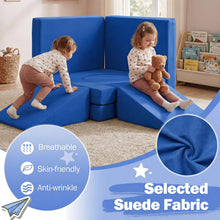 Load image into Gallery viewer, 10 PCS Modular Kids Play Sofa, Convertible Sofa Foam Couch
