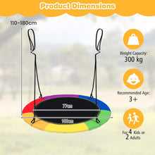 Load image into Gallery viewer, 100cm Round Tree Swings with LED Lights
