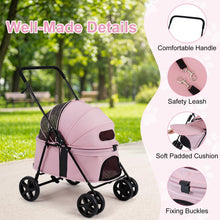 Load image into Gallery viewer, Pet Travel Buggy for Small Medium Dogs Cats
