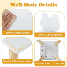 Load image into Gallery viewer, Children Activity Table with 2 Chairs and Pine Wood Legs
