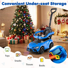 Load image into Gallery viewer, 3 in 1 Ride on Push Car, Licensed Toyota Stroller Sliding Walking Car with Handle
