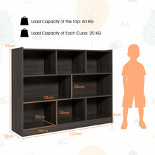 Load image into Gallery viewer, 3-Tier Children Storage Shelf Unit for Kids Room
