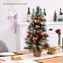 Load image into Gallery viewer, 2FT Artificial Mini Tabletop Christmas Tree with Base
