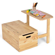 Load image into Gallery viewer, 3-in-1 Kids Table and Chair Set with Toy Storage Box
